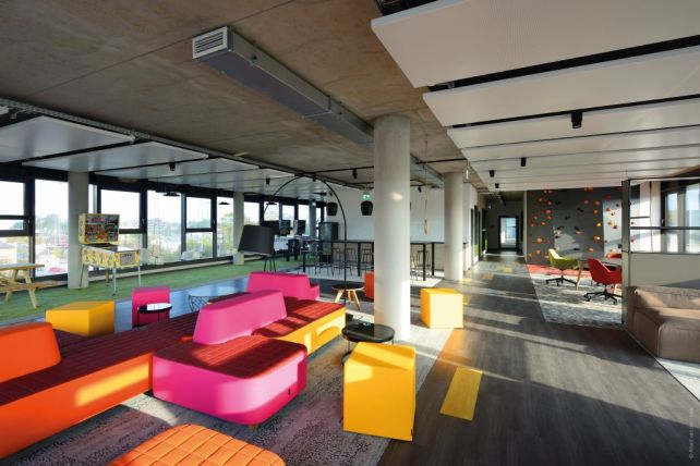 Inside of Hamburg Innovation Port