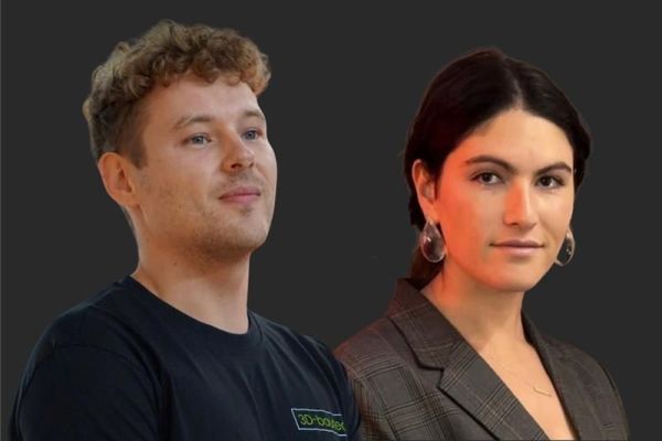 © 3D-bautec.: Nicolas Gresser (CEO) und Jacqueline Orner (CMO)