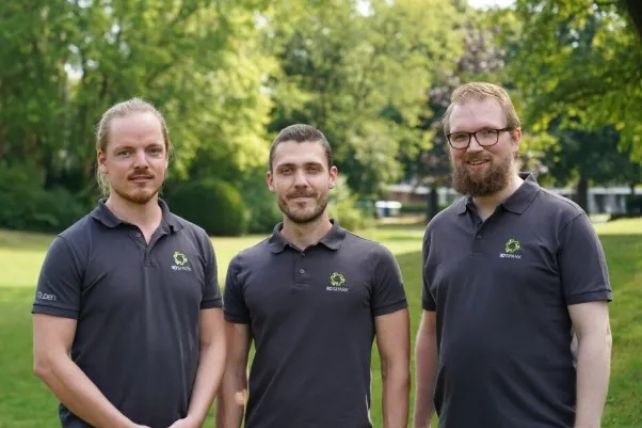 © 3D Spark: the founders Ruben Meuth, Fritz Lange and Arnd Struve
