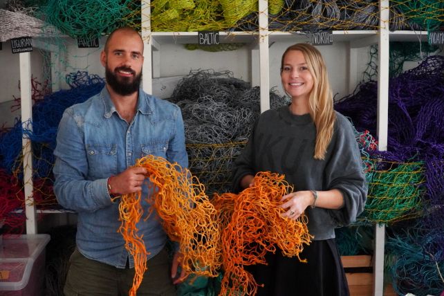 © Hamburg Startups/Mathias Jäger: Benjamin Wenke and Madeleine von Hohenthal, founders of Bracenet