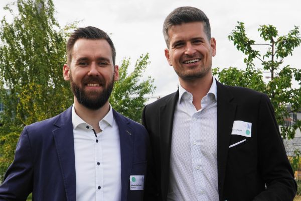 © Mathias Jäger/Hamburg Startups: Maximilian Dunker und Henry Stehle, Gründer von Aortex