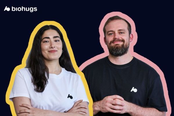© Biohugs: the founders Parnian Fazel and Hannes Jürgensen