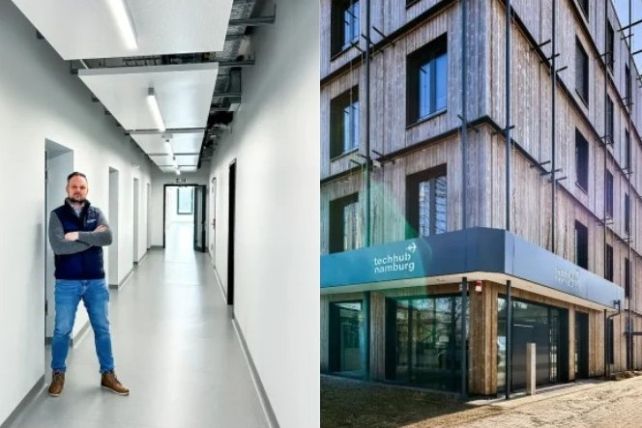 © CrystalsFirst: CEO Dr. Serghei Glinca at the tecHHub