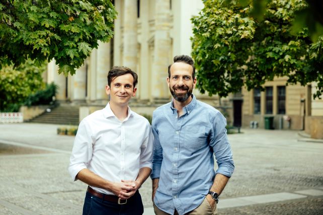 © DealCircle GmbH/Deutscher Gründerpreis: the founders Graig Gröbli and Kai Hesselmann