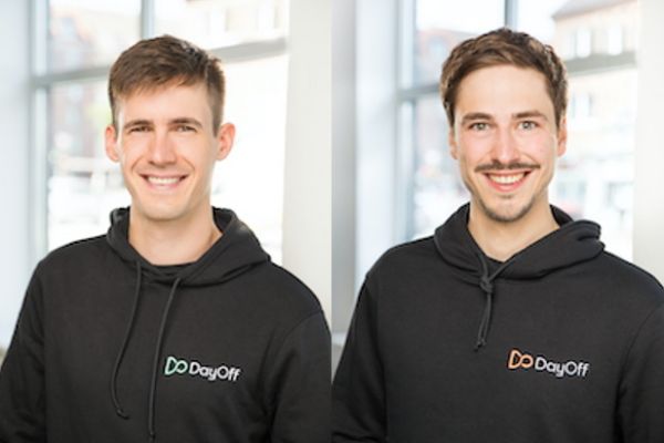 © Michael Helbing: the founders of DayOff, Lino Toran Jenner and Corin Freyer