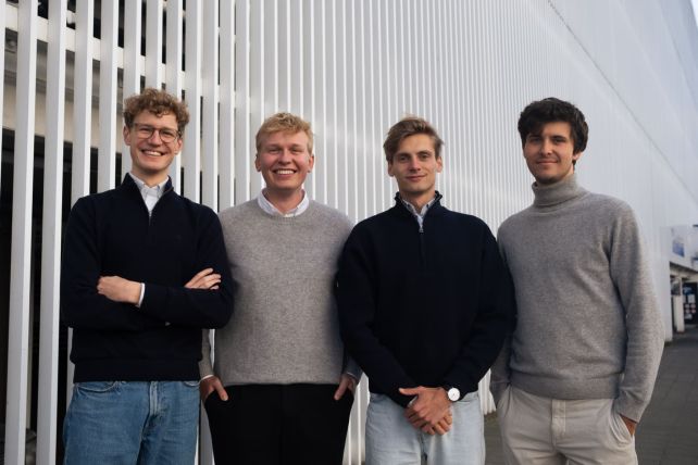 © Logicc: the founders Emil Woermann, Benjamin Seifert, Jacob Leffers and Santiago Martinez-Avial