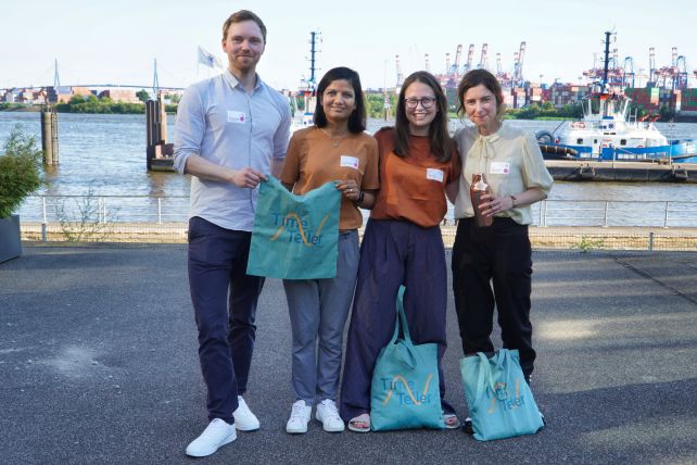 © Mathias Jäger/Hamburg Startups: the team from TimeTeller