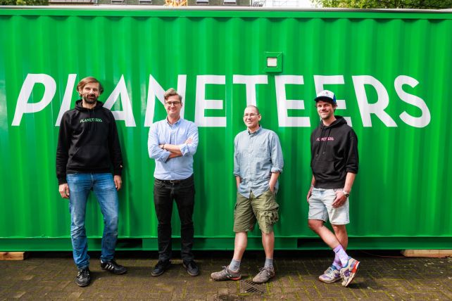 © Planeteers: the founders Frank Rattey, Florian Birner, Jens Hartmann and Florian Brinkmann