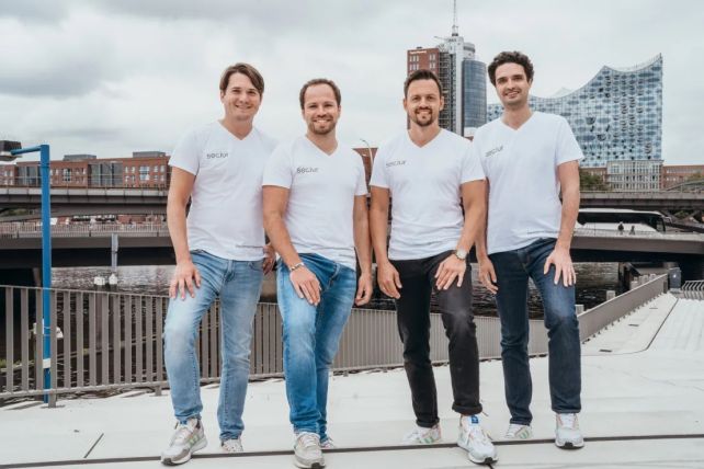 © secjur: the founders Niklas Hanitsch, Manuel Stahl, Simon Pentzien and Sven Moritz.