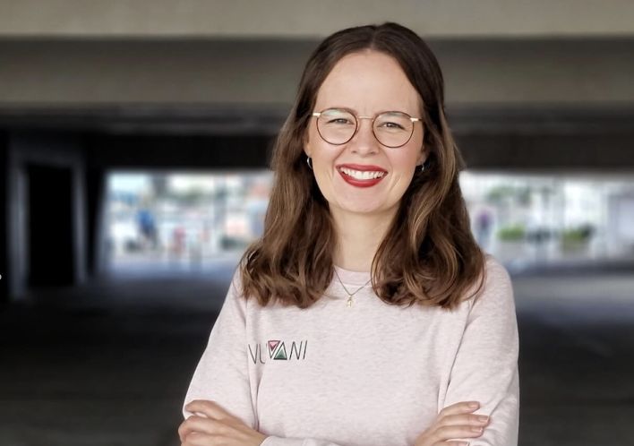 Britta Wiebe, Founder of the startup Vulvani