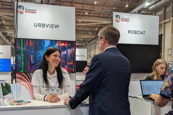 © UrbView: CSO Netta Emanuel (left) at the UITP Summit