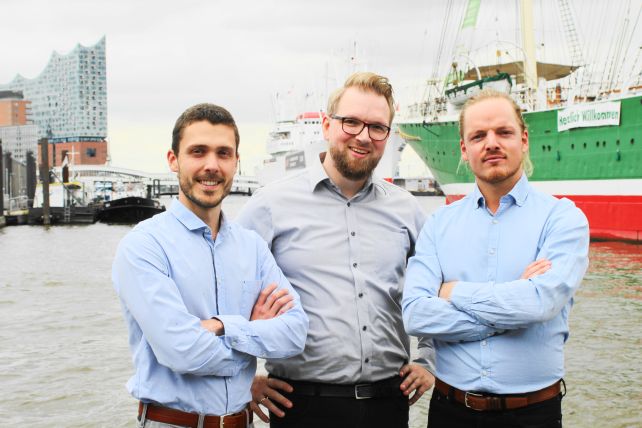 © 3D Spark: the founders Fritz Lange, Arnd Struve and Ruben Meuth