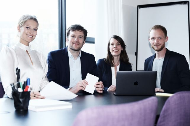 © jetlite: the founding team Toni Garrn, Achim Leder, Tanja Becker and Felix Brüggemann