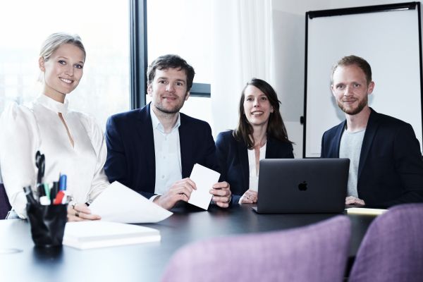 © jetlite: the founding team Toni Garrn, Achim Leder, Tanja Becker and Felix Brüggemann