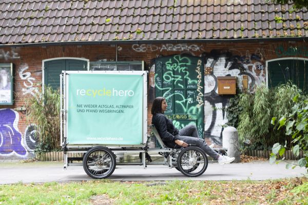 Recyclehero bike on its way