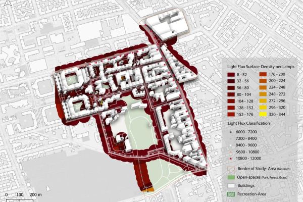 © UrbView: map of street lighting