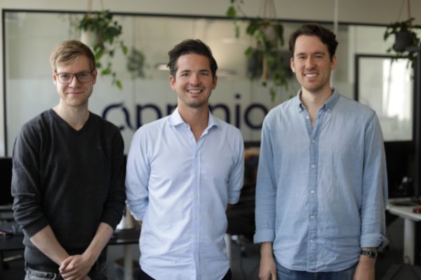 © Appinio: the founders Kai Granaß, Jonathan Kurfess and Max Honig