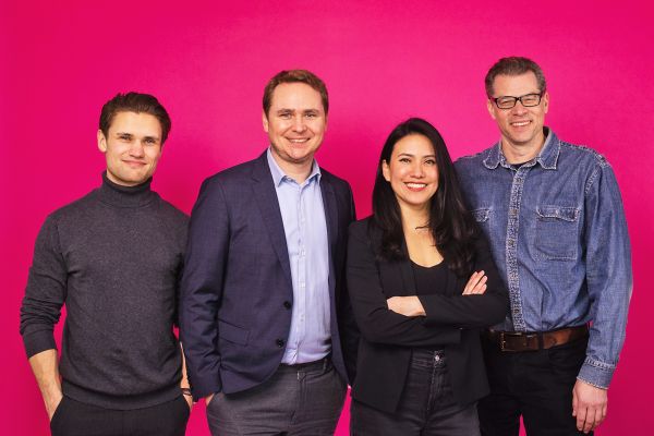 Felix Kühl (CTO), Daniel Stancke (CEO), Yesica Rios (CMO) and Gunnar Wrobel (CTO)