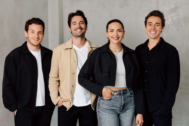 © Muvn: the founders Massimo Sabatino, Emre Aydin, Katharina Kreutzer and Rene Schröder