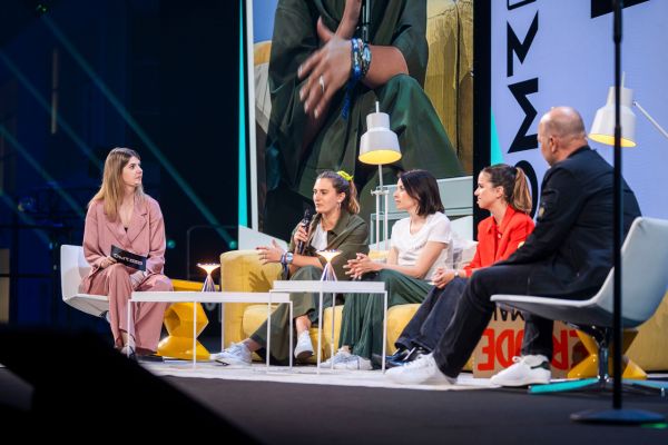 © OMR/Kai Weise: at the OMR 5050 Gründer*innen Pitch 2025