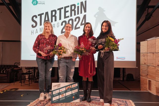 © Mathias Jäger/Hamburg Startups: the winners of STARTERiN Hamburg 2024