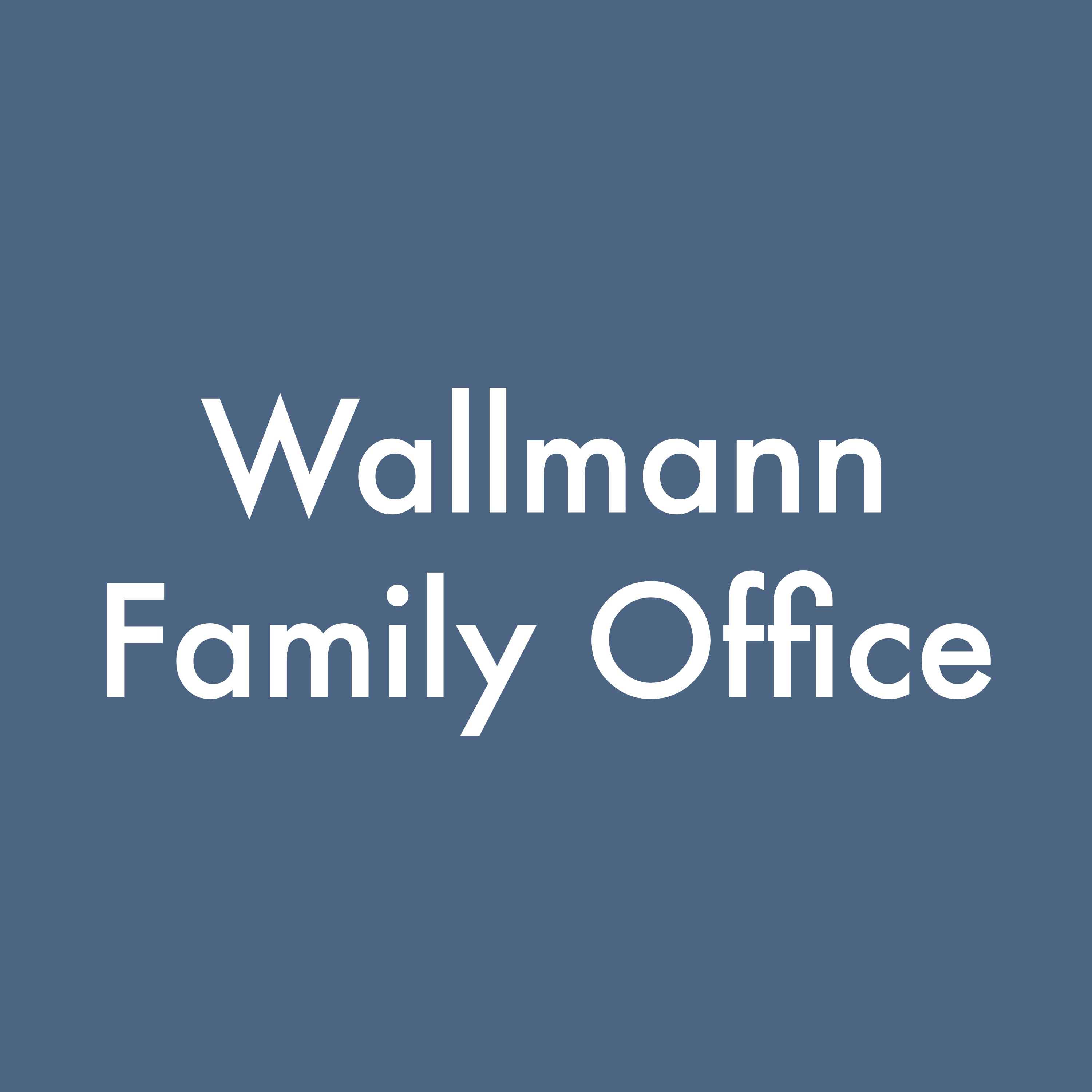 Logo of Wallmann Family Office