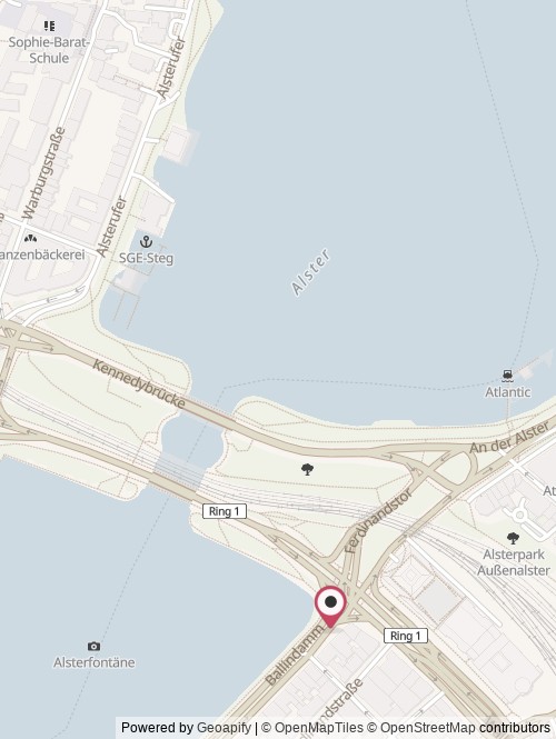 A map with the location of Digital & friends