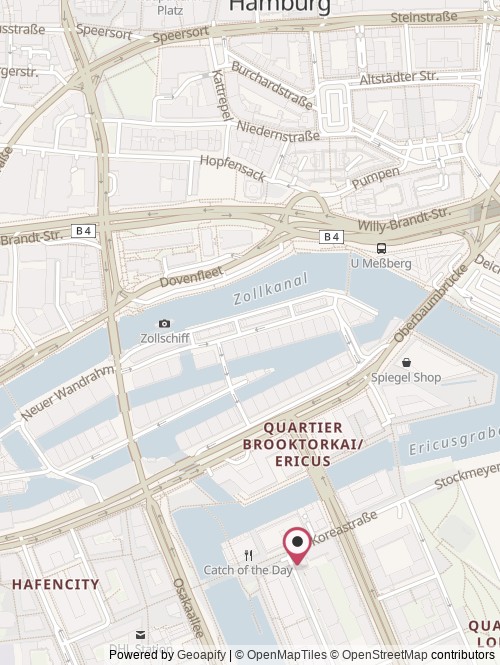 A map with the location of Travel Graph GmbH