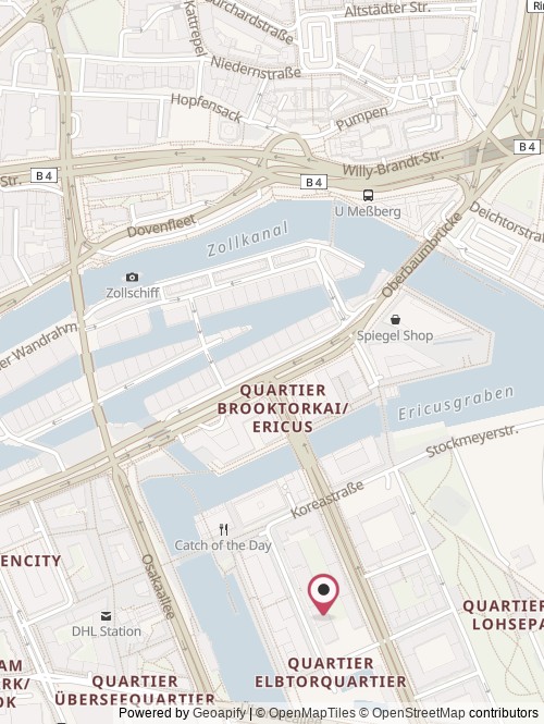 A map with the location of PRELUV.com