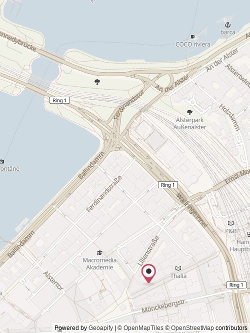 A map with the location of Itsapark