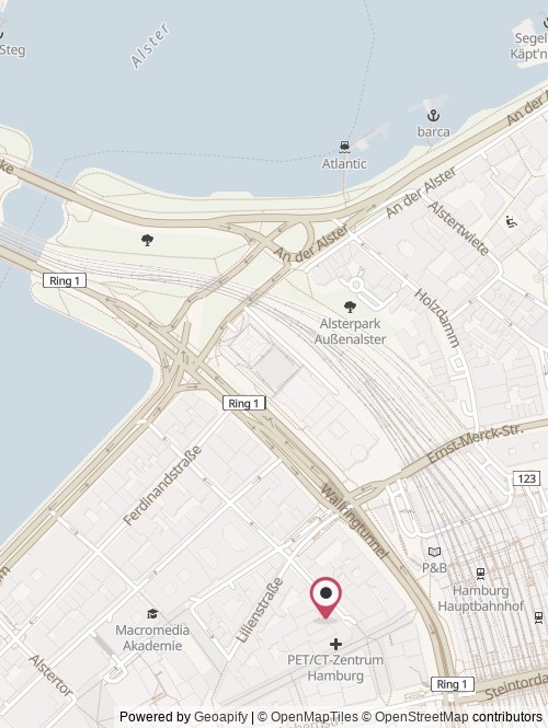 A map with the location of bulb