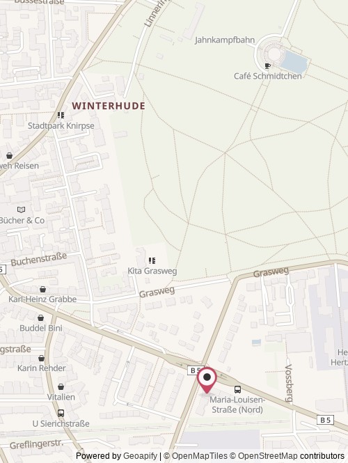 Eine Karte mit dem Standort von SurgMark