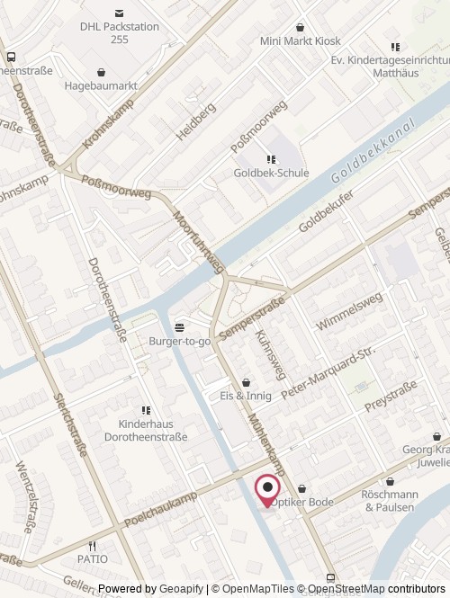 A map with the location of today.green