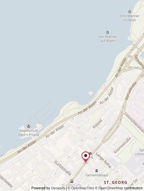 A map with the location of DLC Distributed Ledger Consulting GmbH
