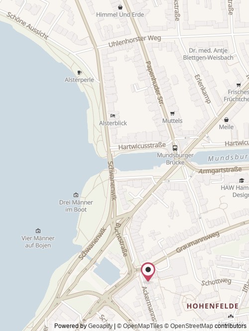 A map with the location of NEW WORK TALENT GMBH