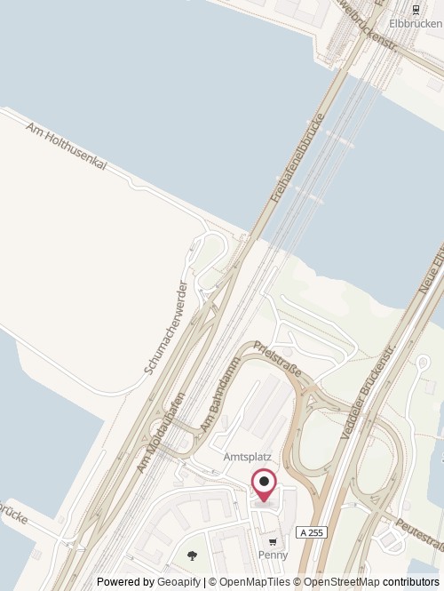 A map with the location of MenuSpot