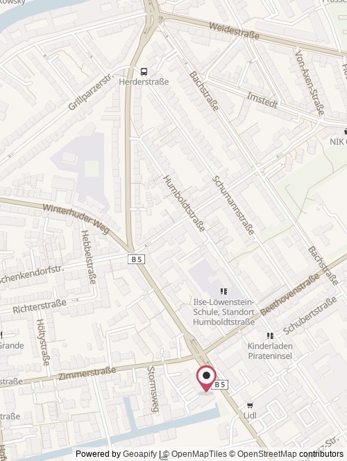 Eine Karte mit dem Standort von Savicon