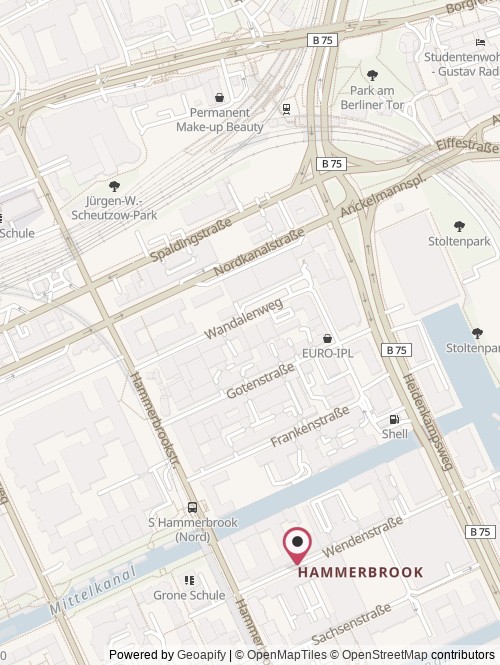 A map with the location of IVentureGroup