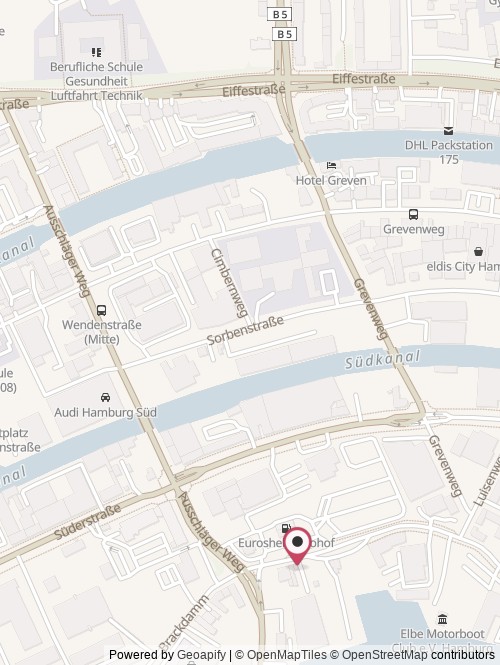 A map with the location of CheckForPet GmbH