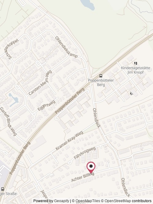 A map with the location of GymTyme