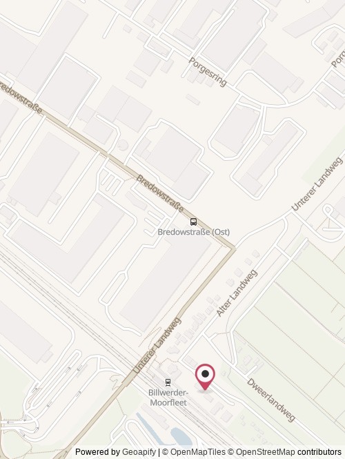 A map with the location of Positive Impact Games