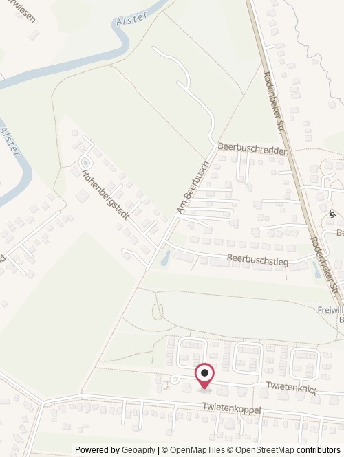 A map with the location of StrassenBLUES