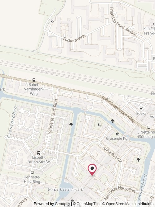 A map with the location of FranPan GmbH