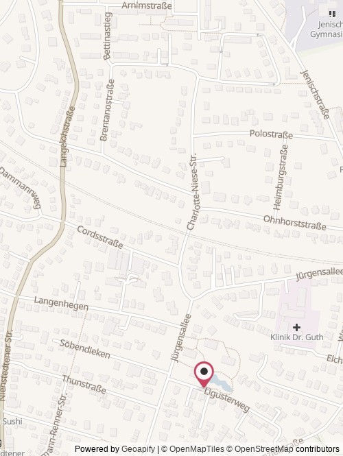 A map with the location of Gorilla Logistics GmbH
