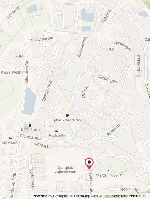 A map with the location of Biosaxs