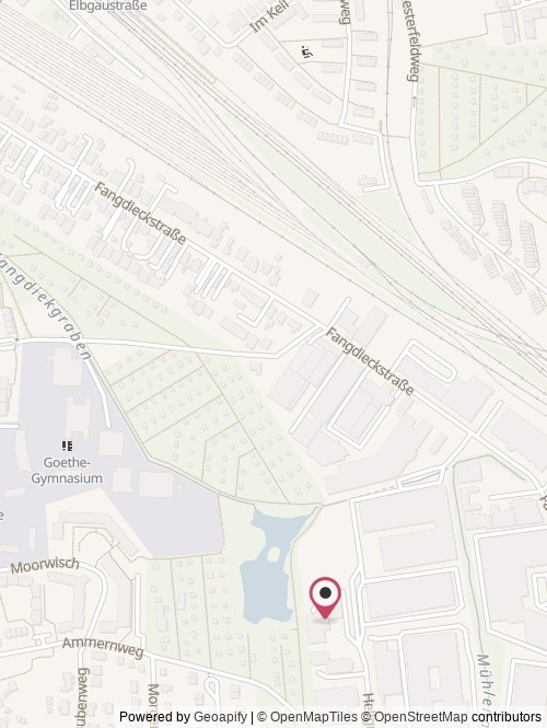 A map with the location of WERNER WIRTH