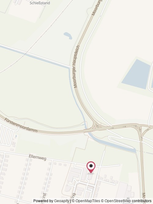 Eine Karte mit dem Standort von GfS