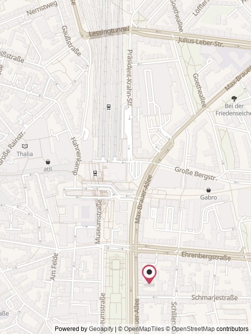 Eine Karte mit dem Standort von StoryDOCKS