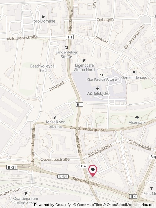 A map with the location of Menuskope