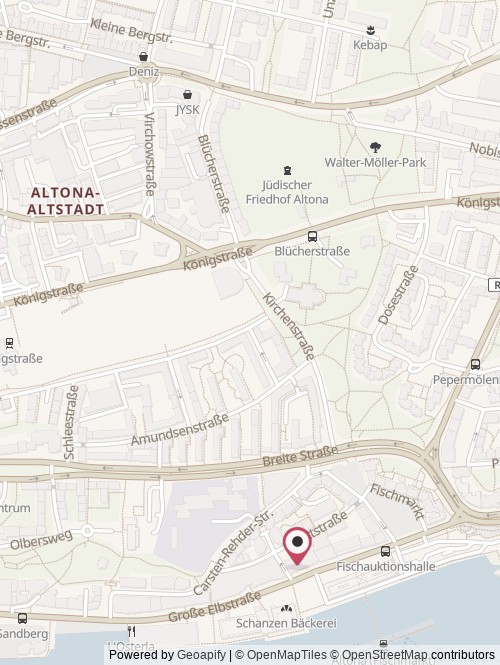 A map with the location of dev5310 GmbH & Co. KG
